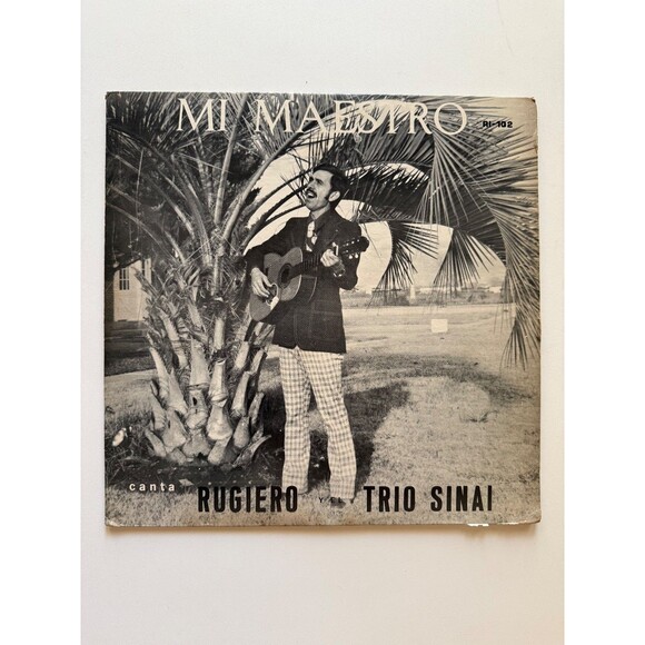 Rugiero Y El Trio Sinai El (Mi) Maestro 1977 LP RI 102 Cleaned G+ - Picture 1 of 8
